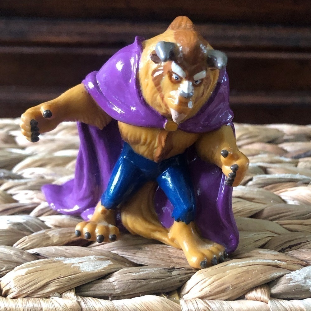 Vintage Disney Beauty and the Beast: Beast original movie toy